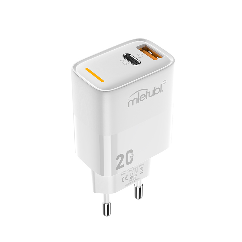 USB+Type-C PD20W Wall Charger