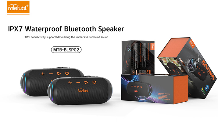MTB-BLSP02 Waterproof Bluetooth Speaker