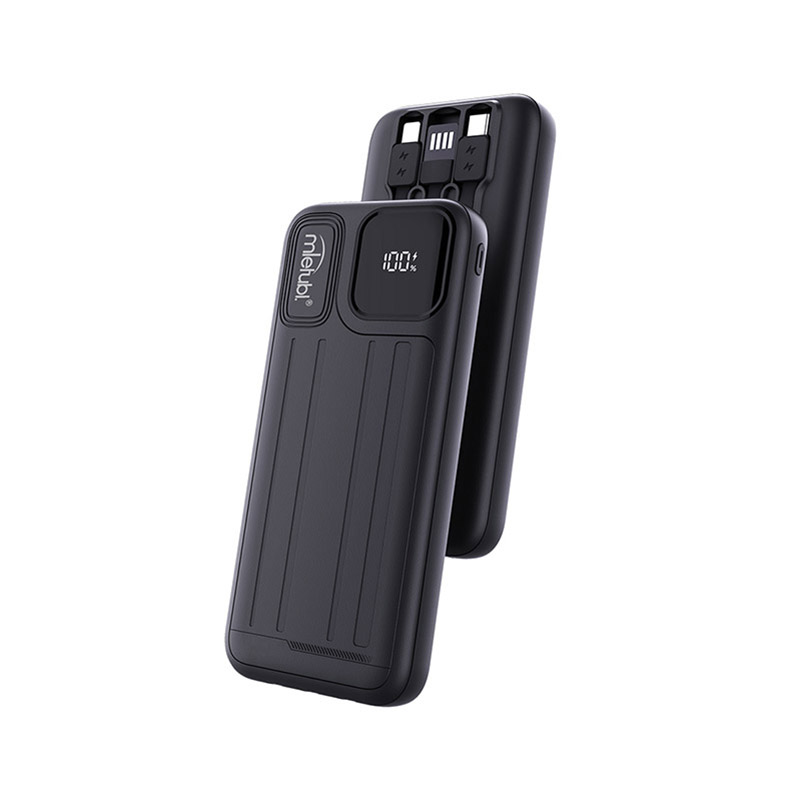 10000 mAh Power Bank With Cables Built In