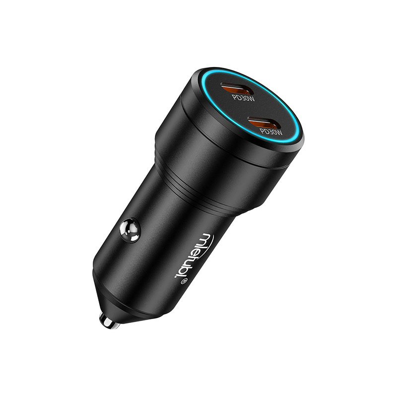 60W Dual Type-C car charger
