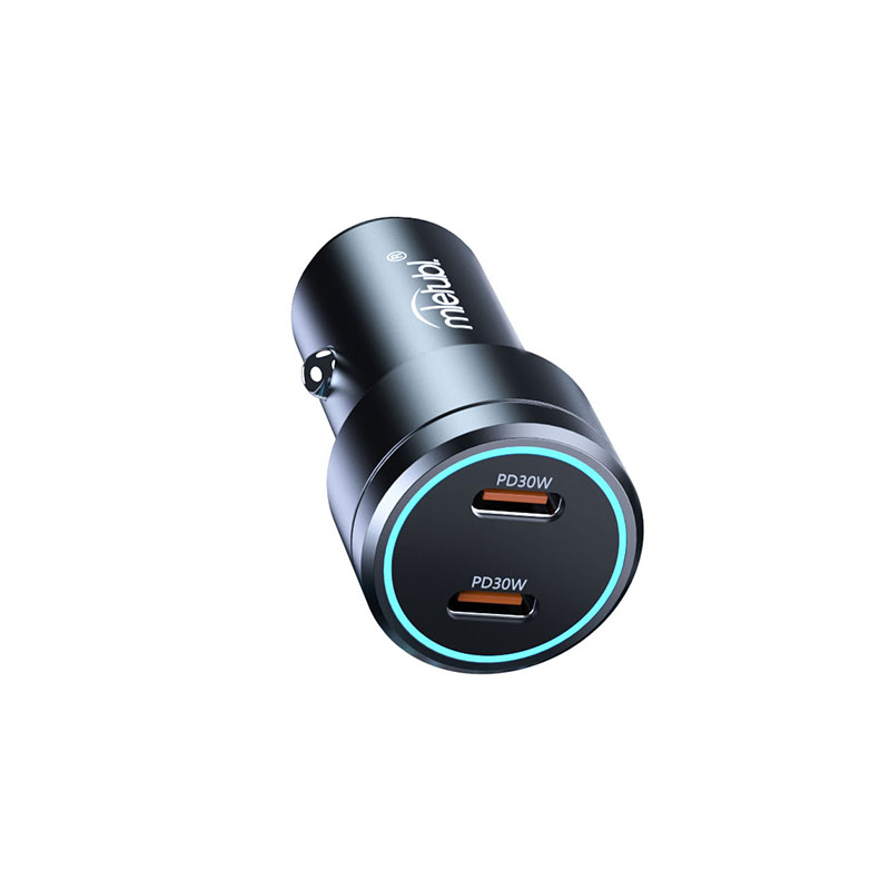 60W Dual Type-C car charger