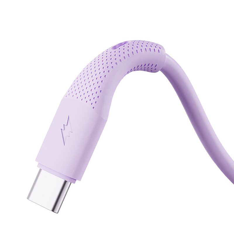 Silicone phone charging cable