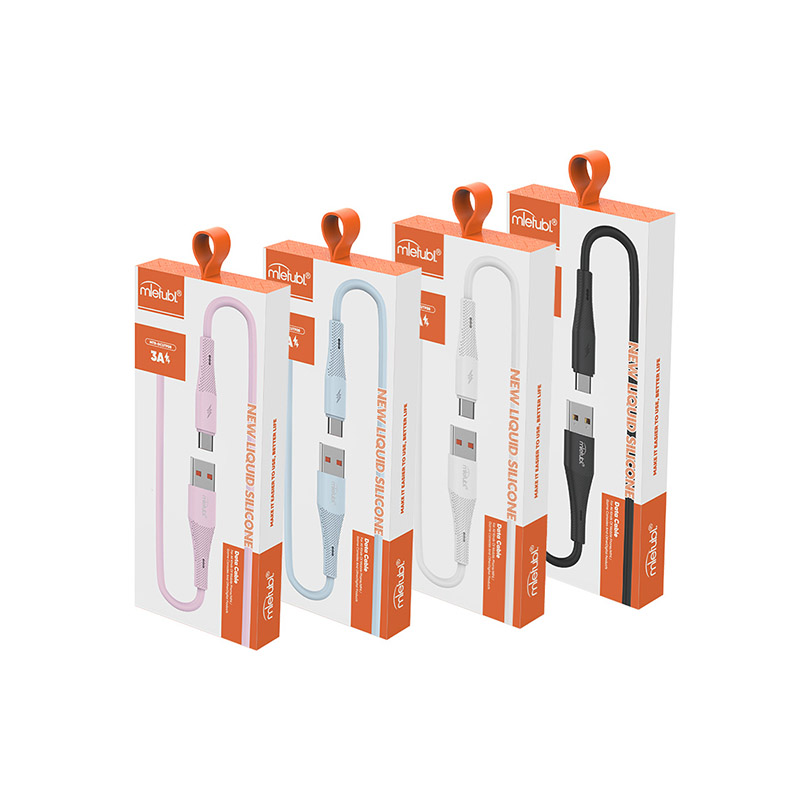 Silicone phone charging cable