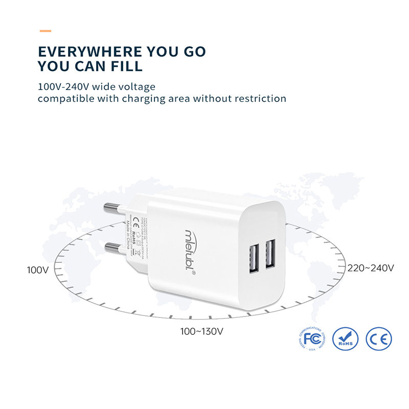 2.1A Dual USB Wall Charger