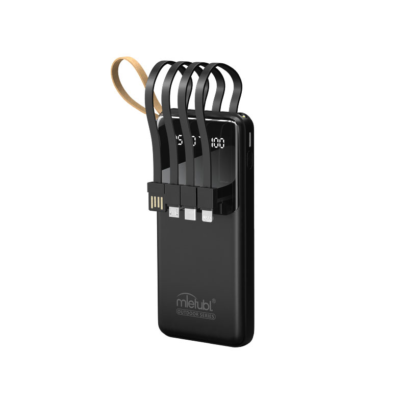 Power bank with data cable
