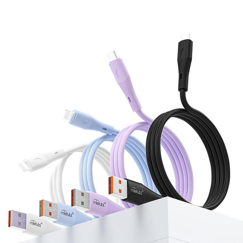 Silicone phone charging cable